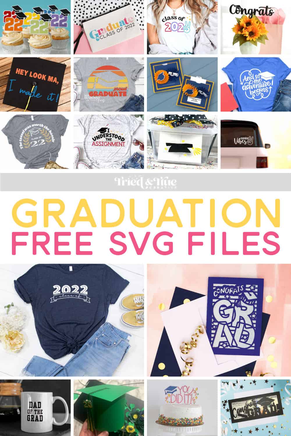 Collage of Graduation Free SVG Files