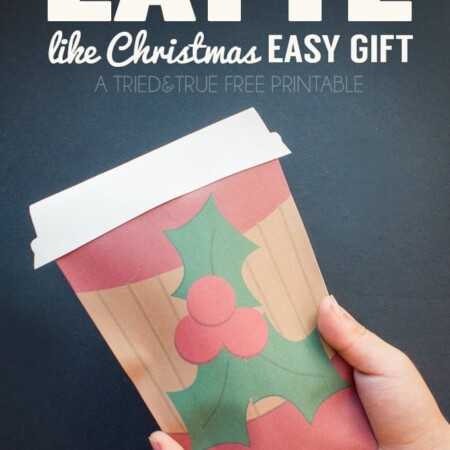 "A Latte Like Christmas" Easy Gift is perfect for teachers, co-workers, or friends! Fill with a instant coffee package or gift card.