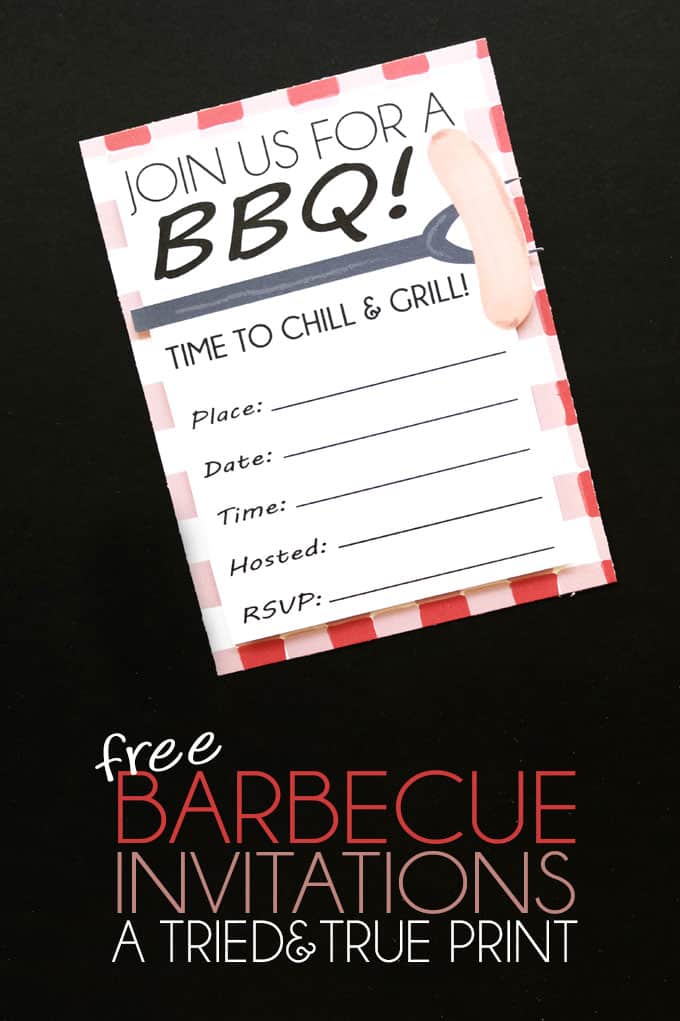 Free Barbecue Invitations - Fun invites for your next BBQ!