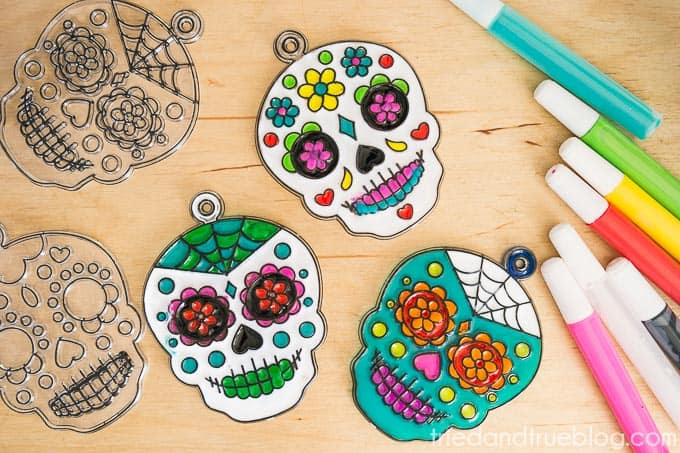 Dia De Los Muertos Coasters - Variety
