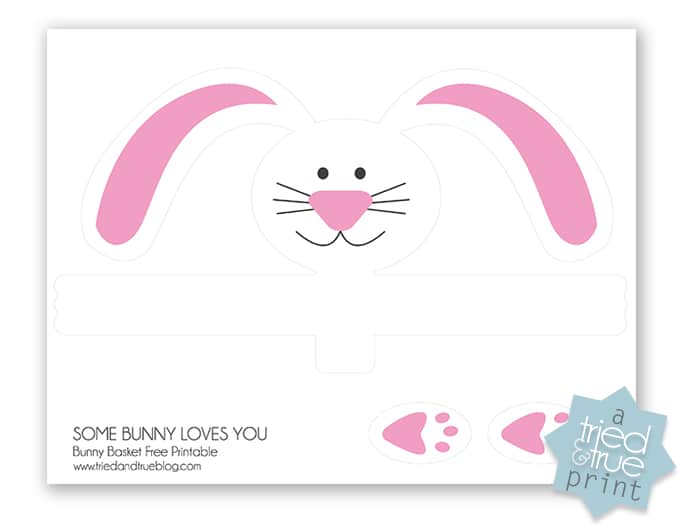 Cheap & Easy Bunny Pail - Print