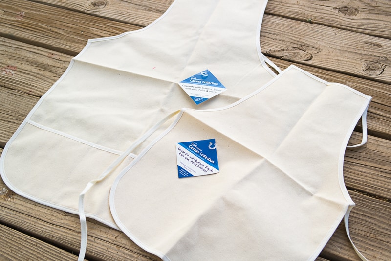 Father's Day Matching Apron Set - Blank Aprons