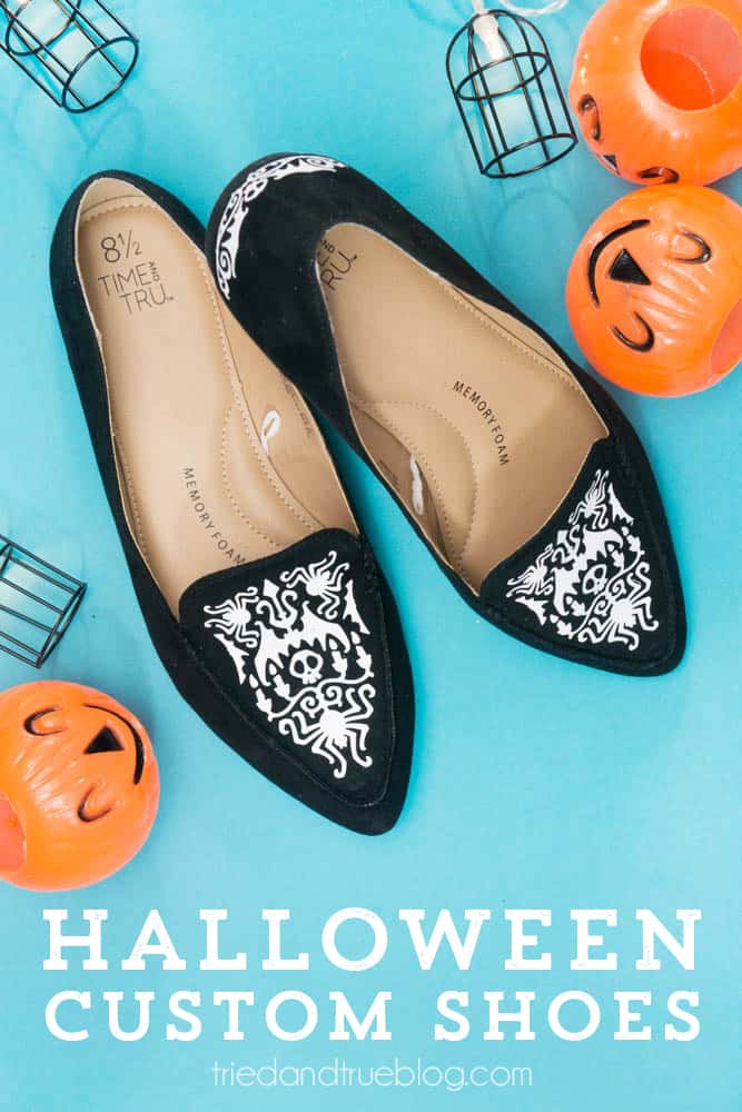 Halloween Custom Shoes with Cricut_-7
