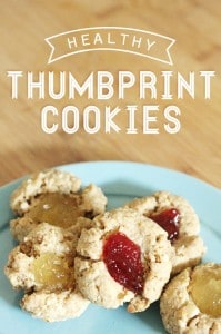 Make a healthy alternative to the classic Thumbprint Cookie!
