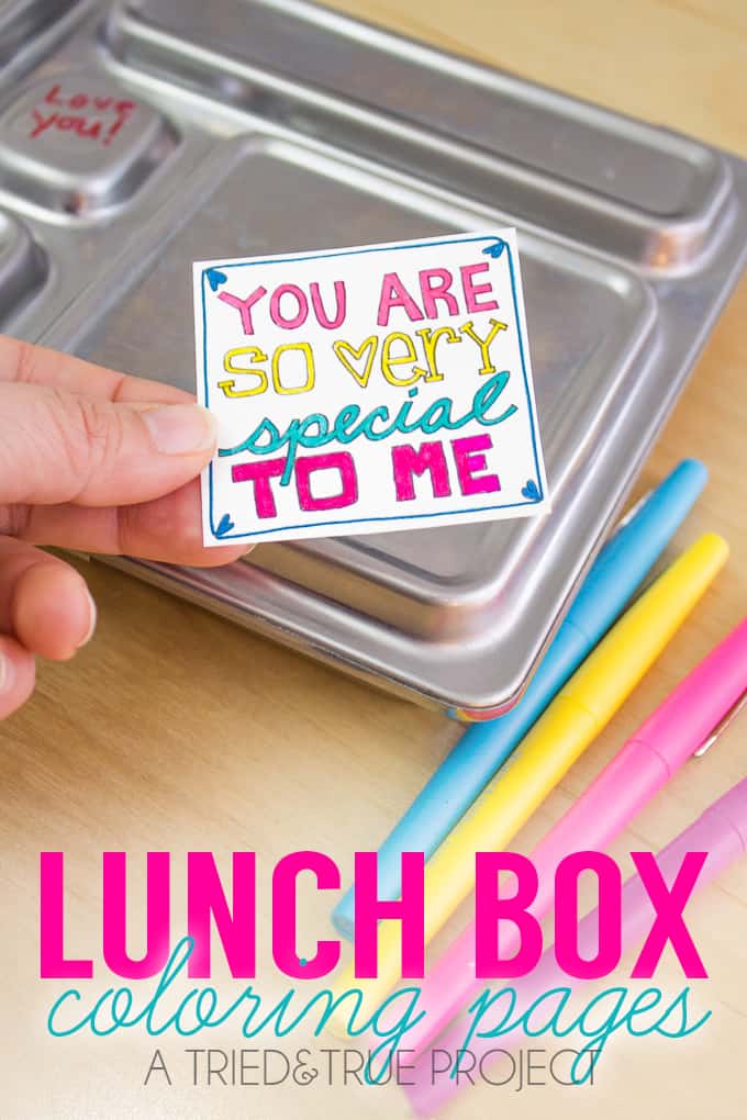 Take a couple minutes to enjoy making one of these Lunchbox Notes Coloring Pages for your kids' lunches!