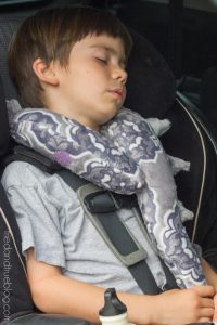 Monster Tail Kid's Travel Pillow - Use