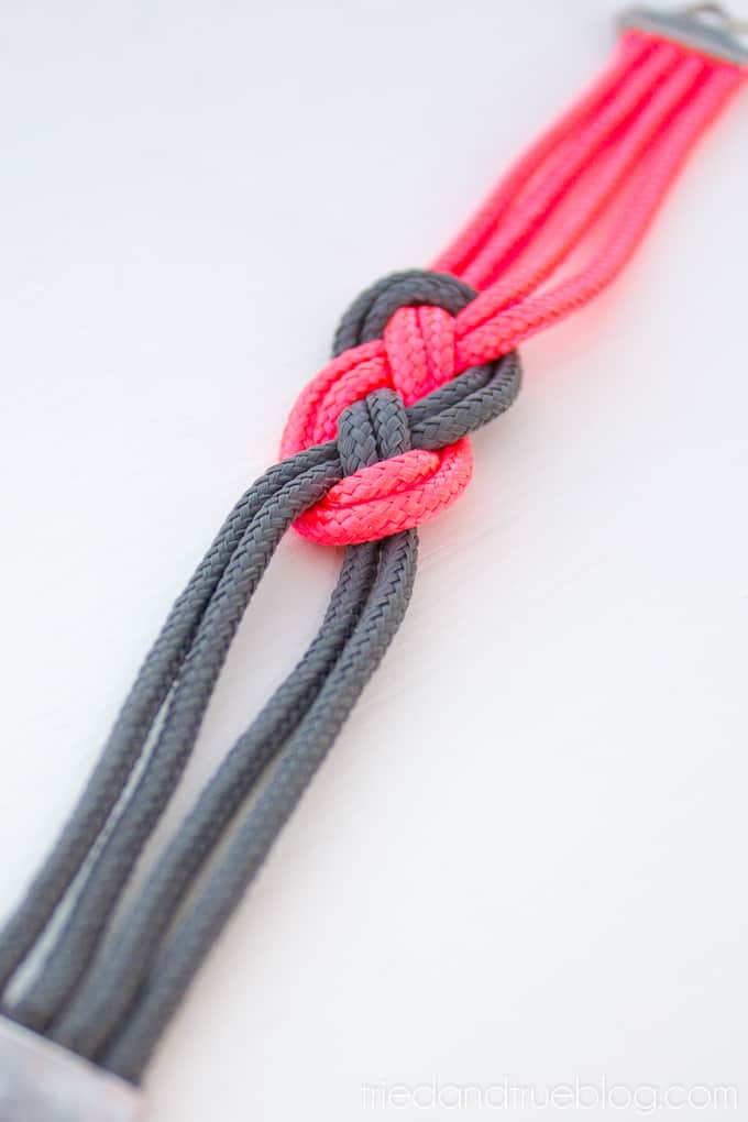 Super Easy Sailor Knot Bracelet for Valentine's Day - Bracelet