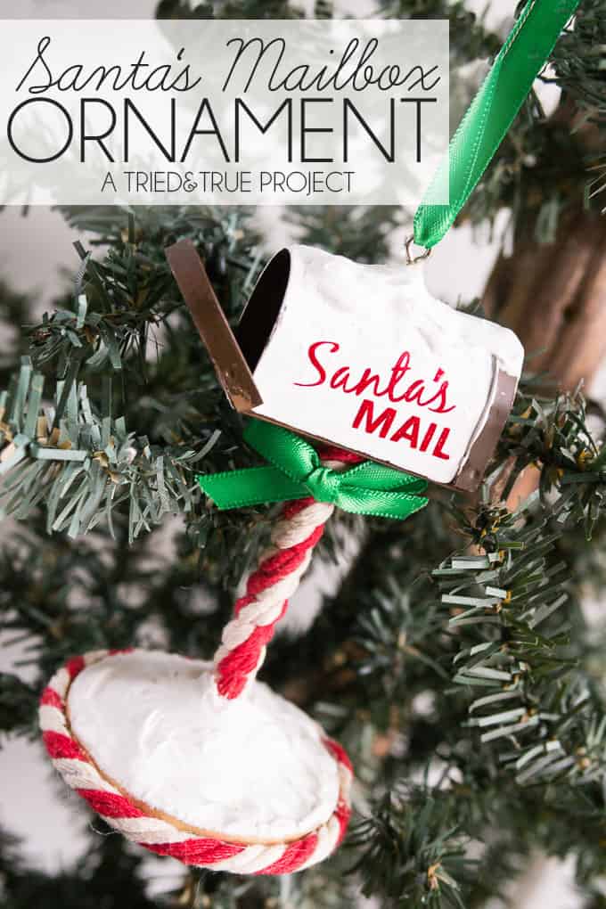 Make this fun Santa's Mailbox Ornament that your kids can actually place their wishlists in!