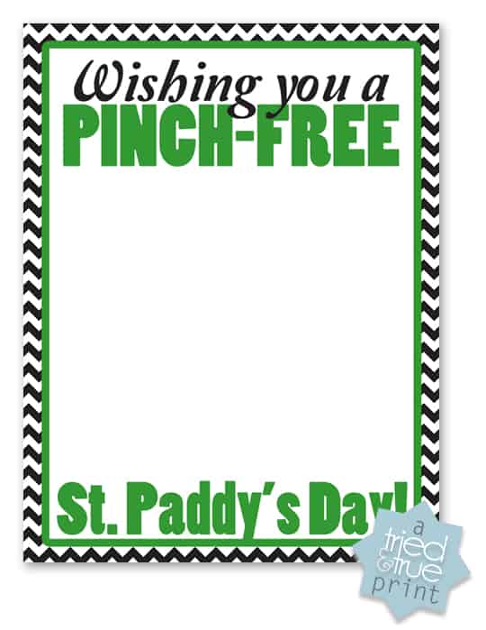 St. Paddy's Day Pinch Free Card - Gift Card
