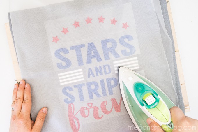 Stars and Stripes Pillow Free Cutting File - Iron