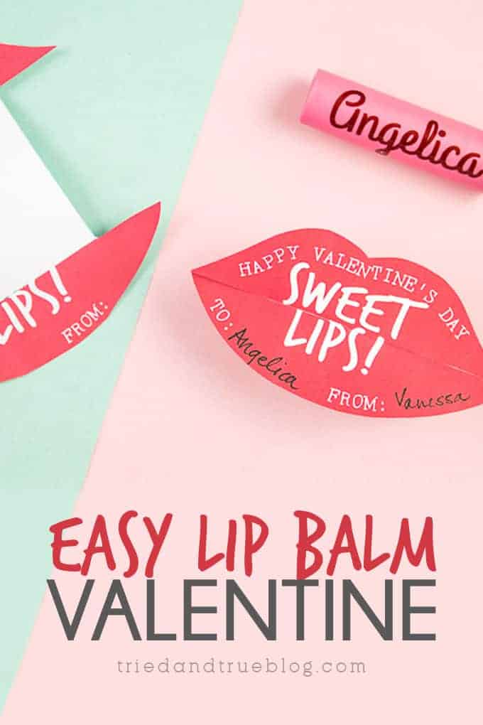 Easy Lip Balm Valentine