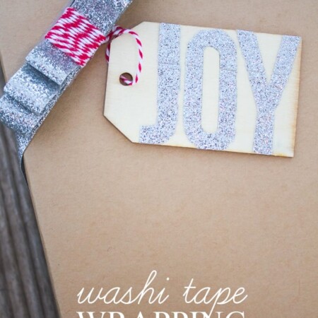 Customize your gift giving this year with these super easy Washi Tape Gift Wrapping ideas!