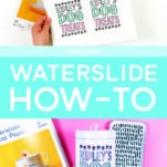 Pinterest image of Waterslide How To